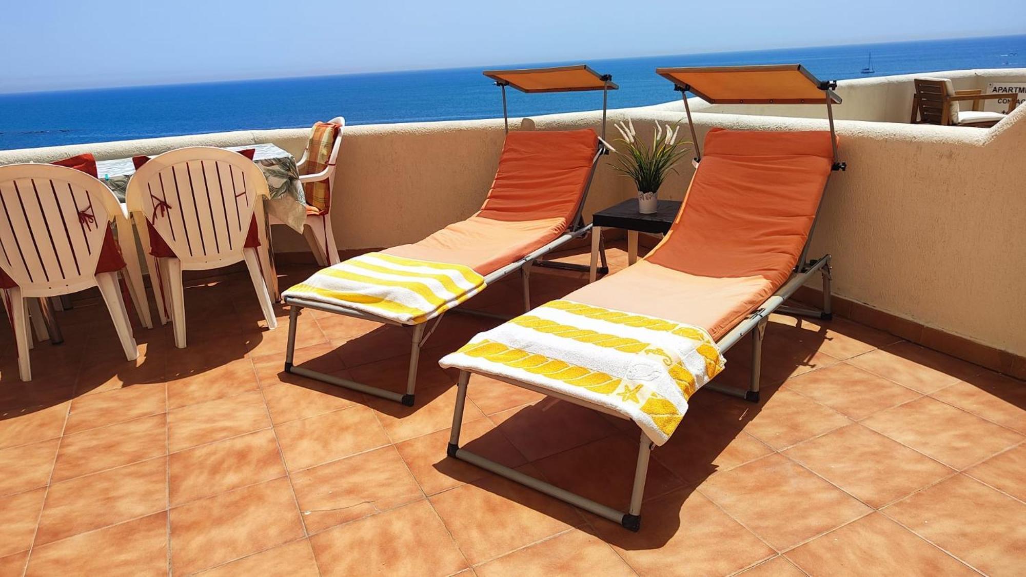 Wonderful With Water Park And Sea Views Apartment Benalmadena