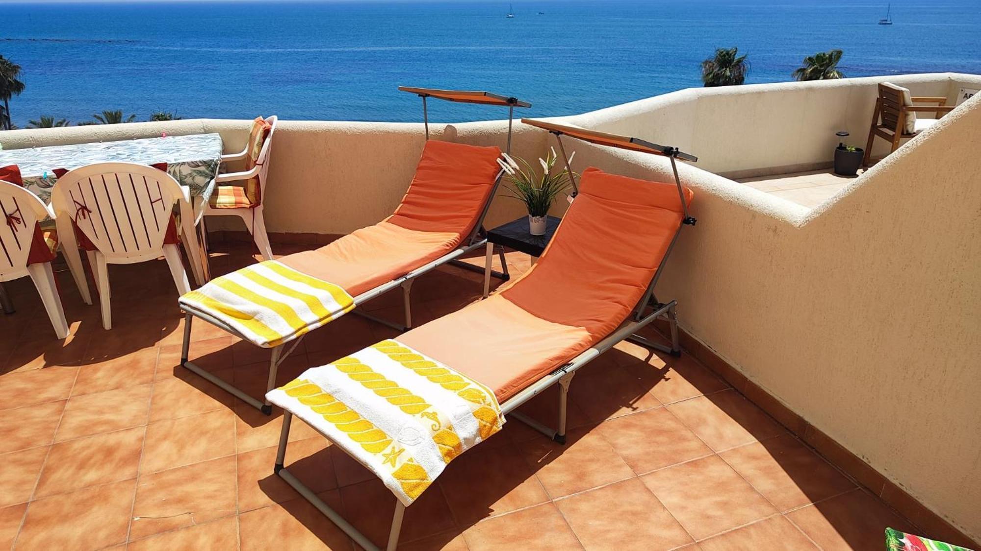 Apartment Wonderful With Water Park And Sea Views Benalmadena